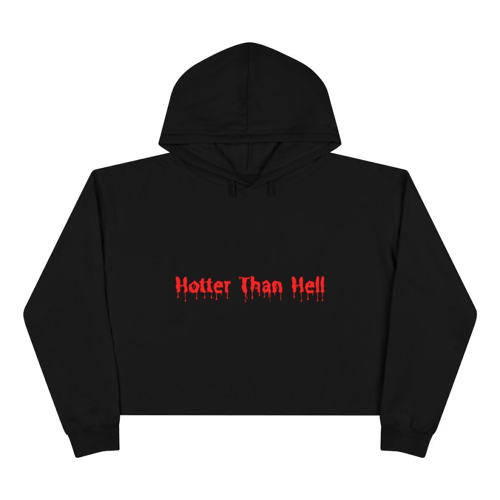 Hotter Than Hell Crop Hoodie