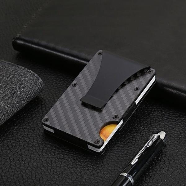 Minimalist Carbon Fibre RFID Wallet