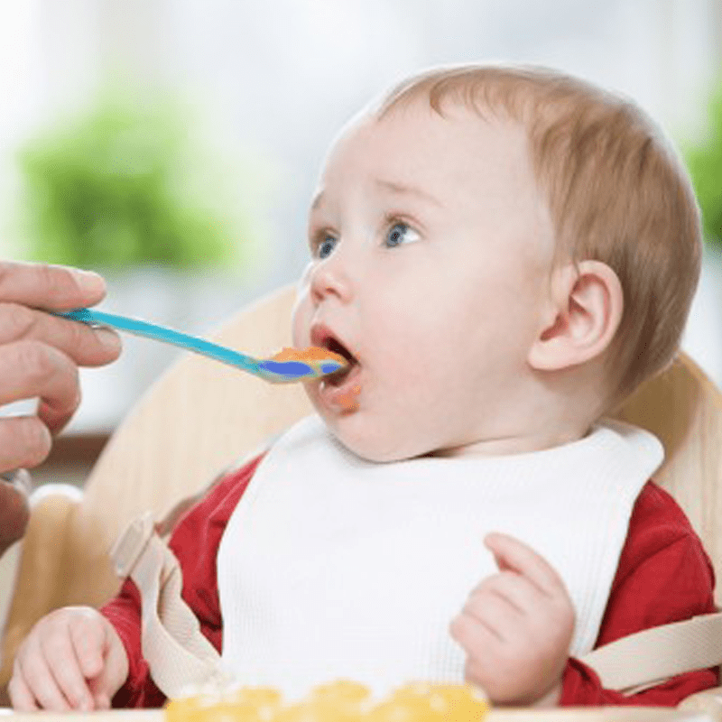 Baby Temperature Sensing Spoon and Fork