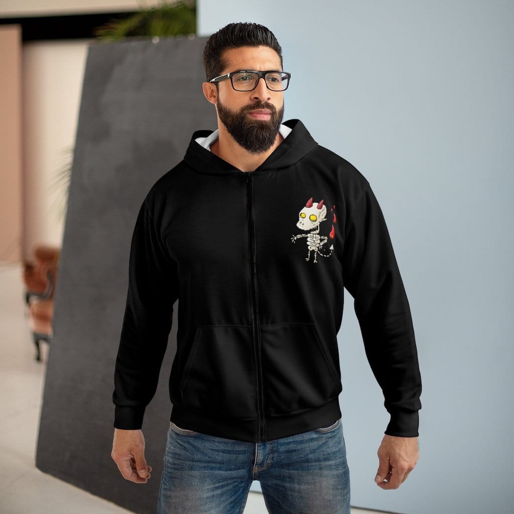 Burnie Unisex Zip Hoodie