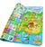 Double Sided Play Mat Dinosaur and Animal Zoo